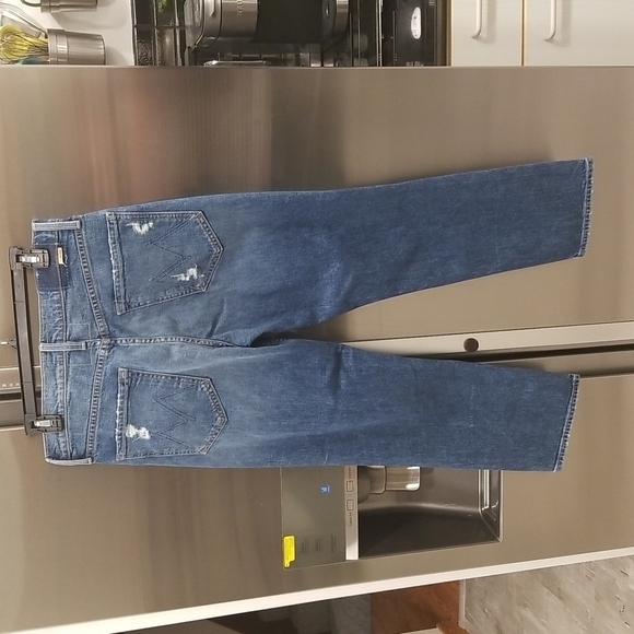 💕MOTHER SUPERIOR💕 Tomcat Jeans Playing With Scissors Cropped Straight Leg 30 - Picture 11 of 16